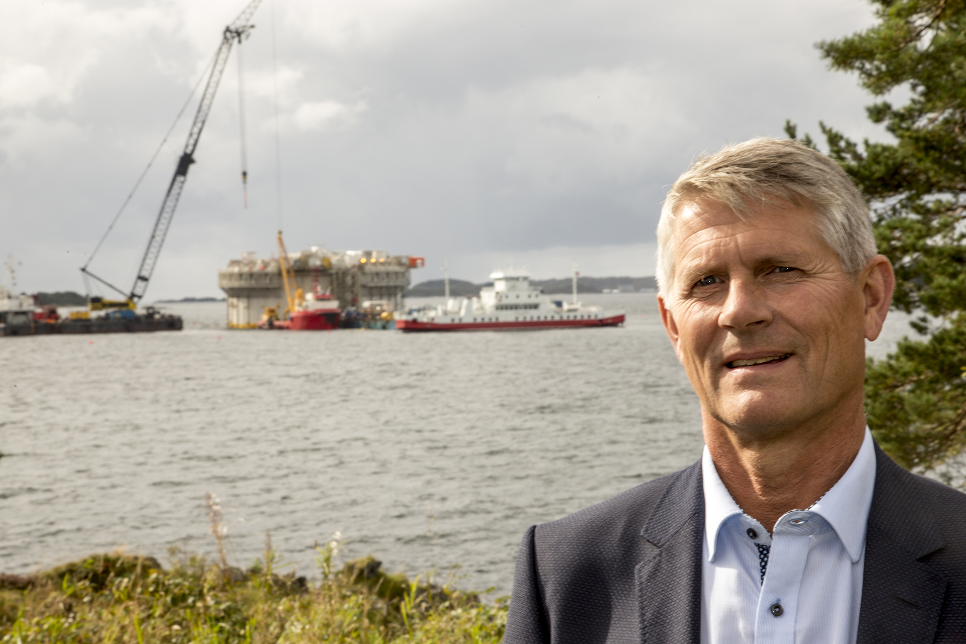 Biggest job. Torolf Christensen is Equinor’s project director for the Aasta Hansteen platform. Viewed overall, this is the biggest job he has tackled in his career. He reports heavy pressure from outside interests, particularly in northern Norway.