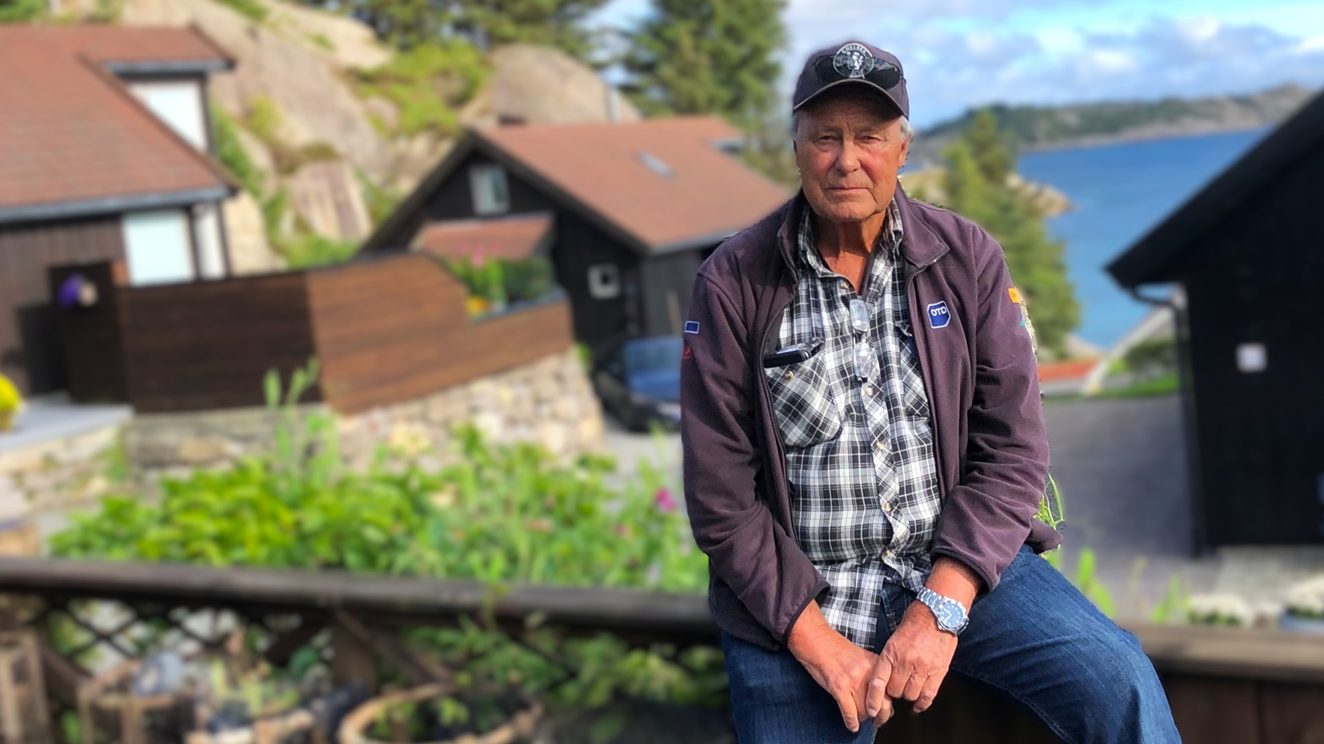 Bilde av oljepioneren Rolf Øverland i nåtid.