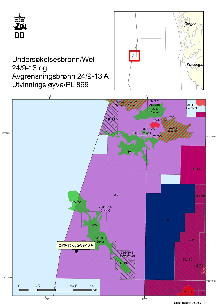 Map of well 24-9-13-13A