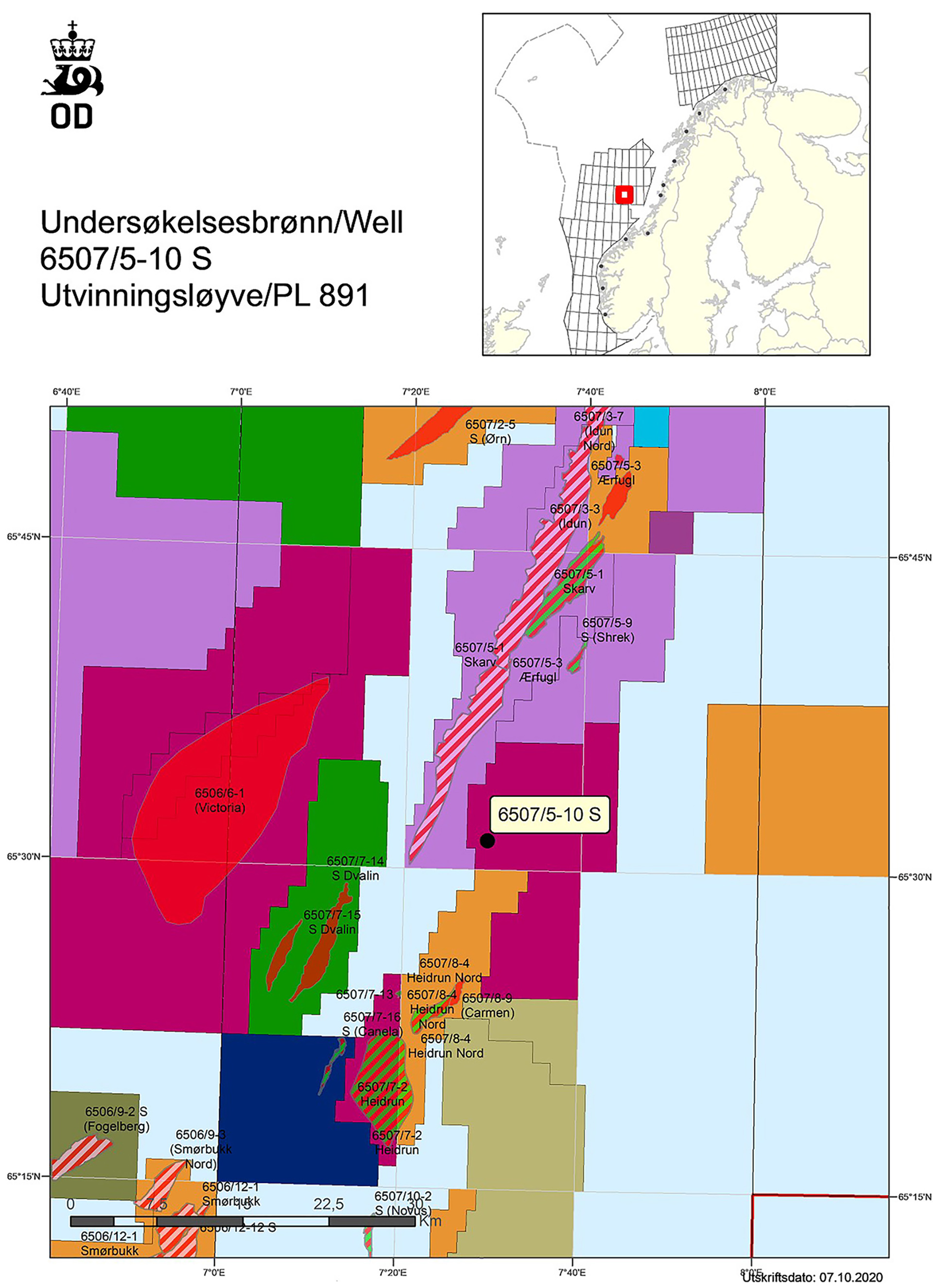 Map of well 65075-10-S
