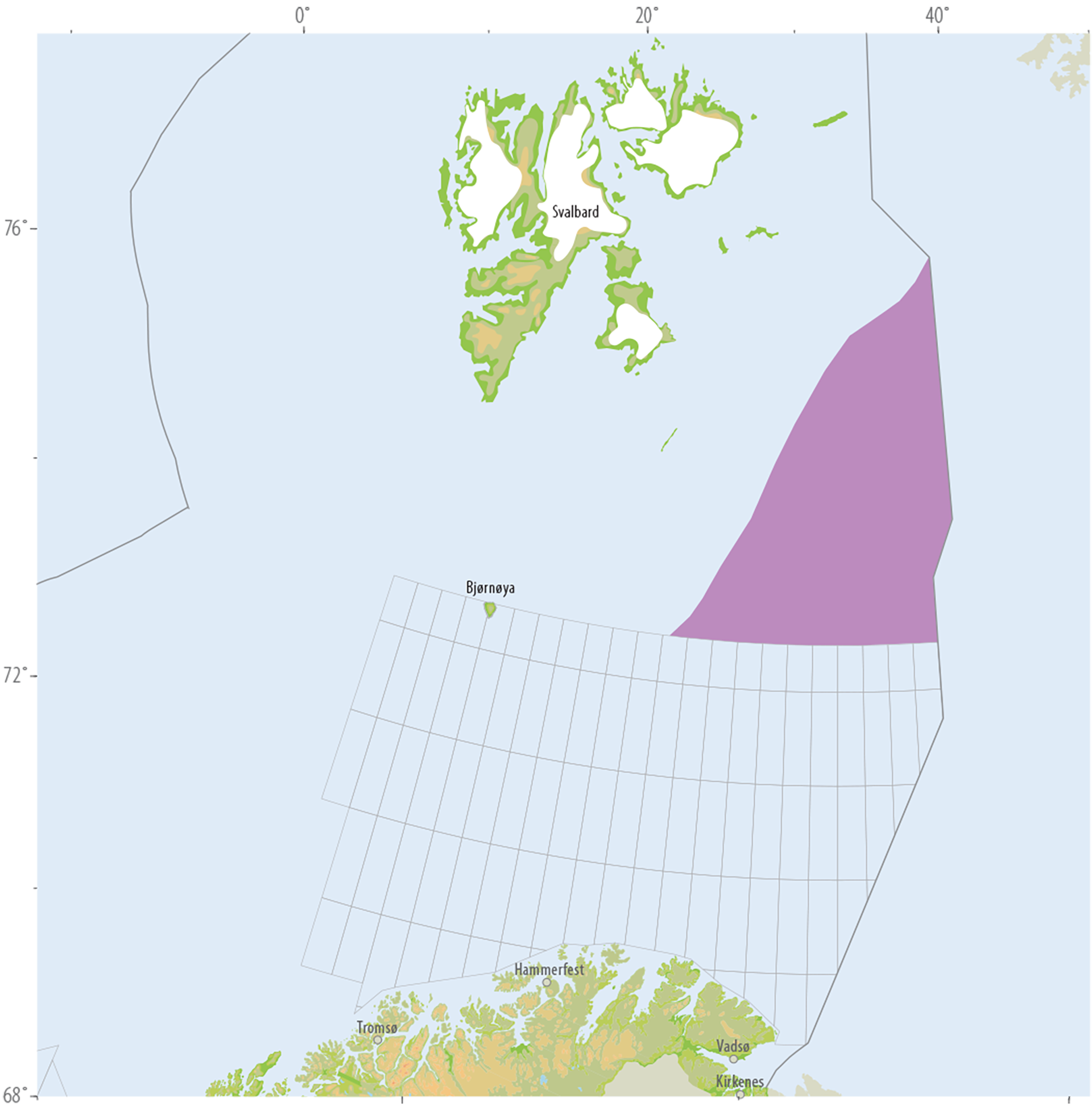 Figure 32. Extent of the Early-Middle Triassic (Olenekian, Anisian and Ladinian) play in the mapped area of Barents Sea North.