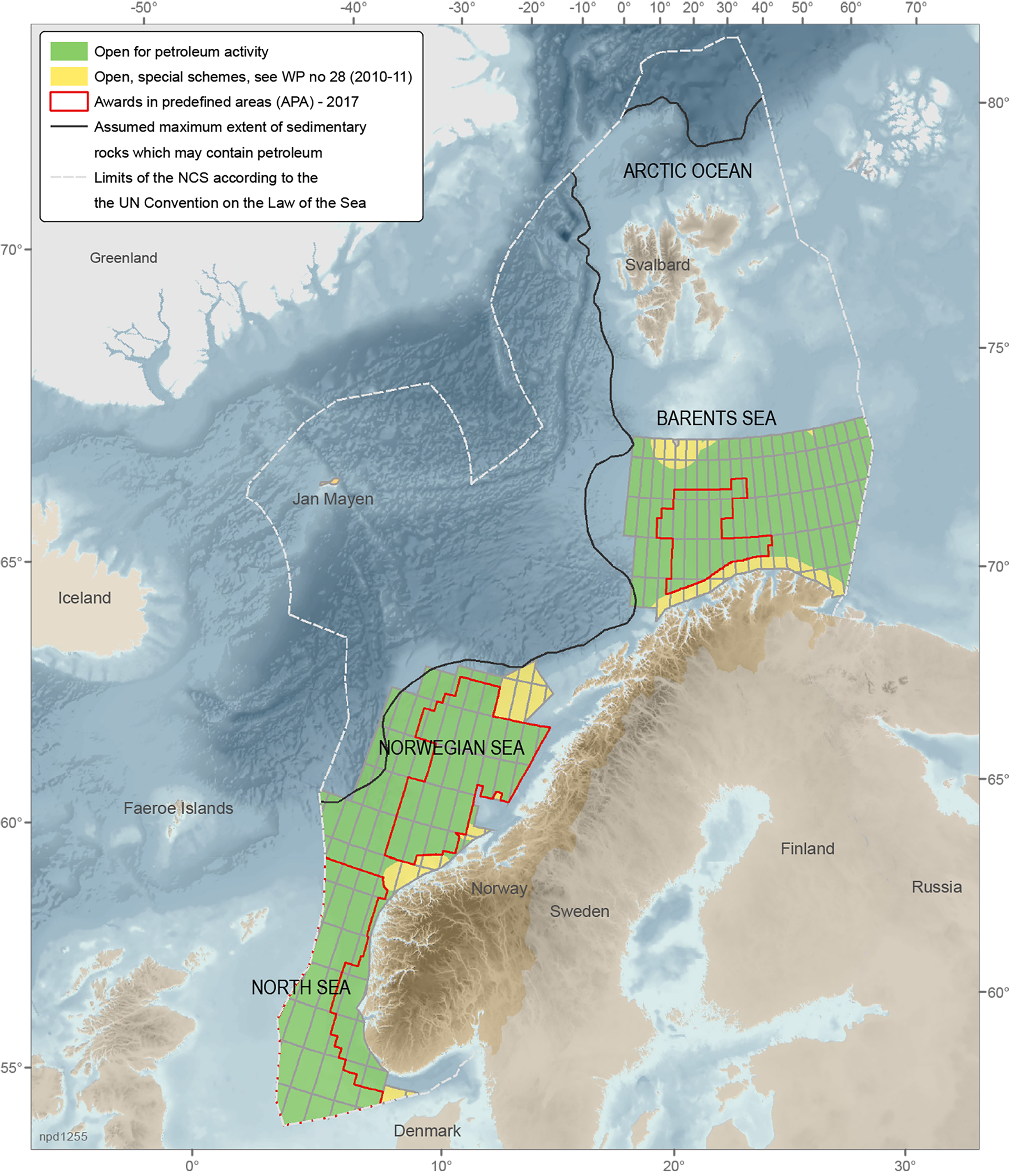 Figure 3. Area status at May 2017.