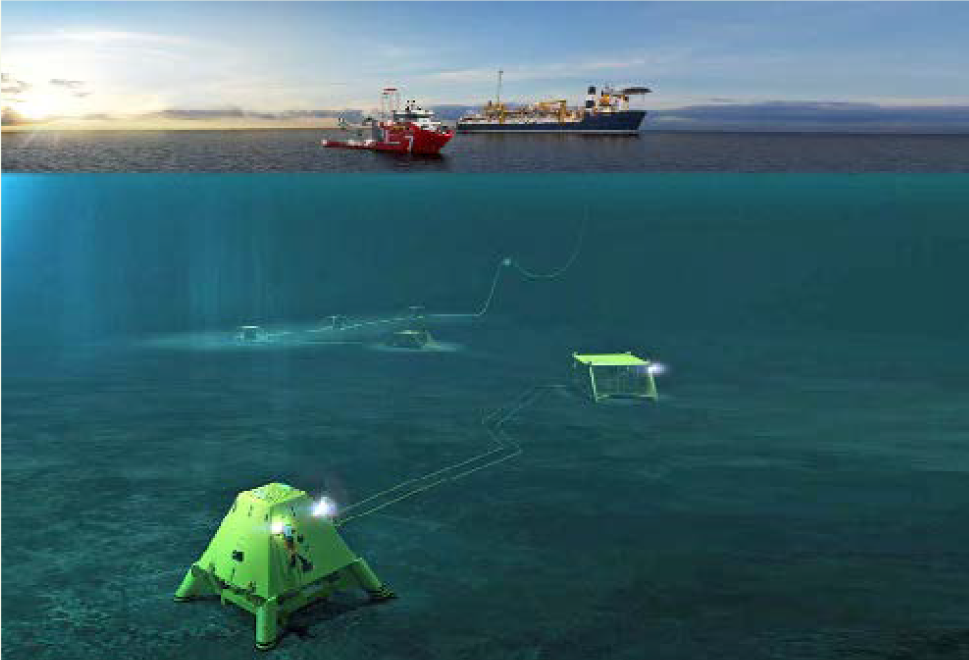 Figure 4.9 Oil and gas from Skogul will be processed on the Alvheim FPSO. Artist’s impression: Aker BP