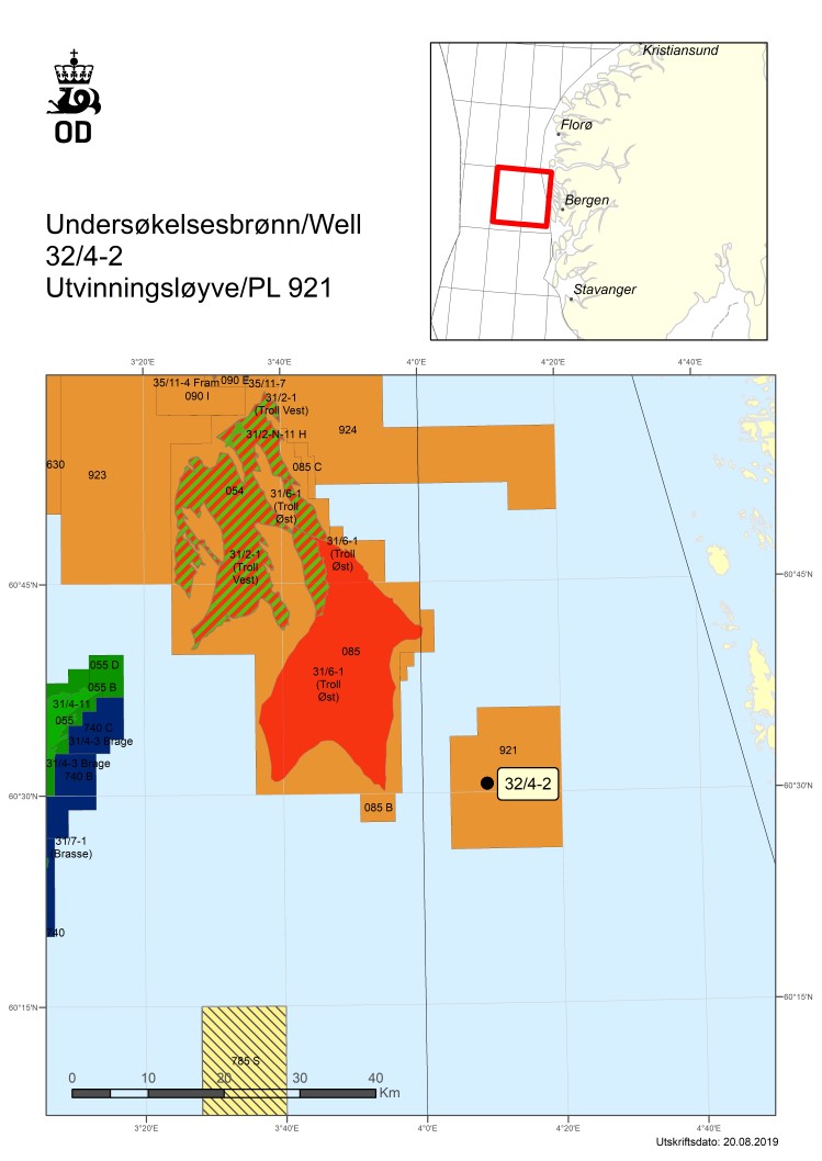 Map of well 32-4-2