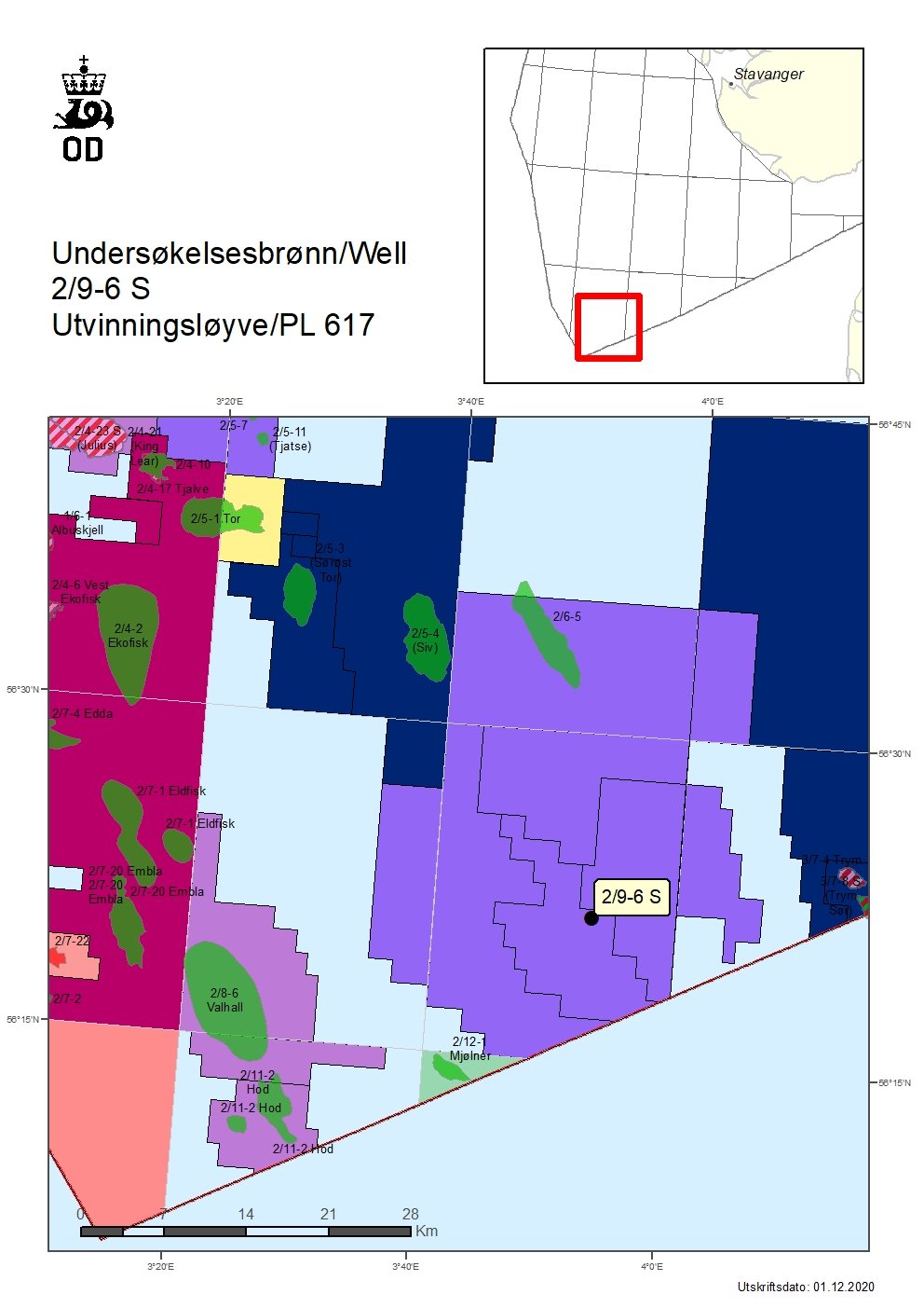 Map of well 2-9-6-S