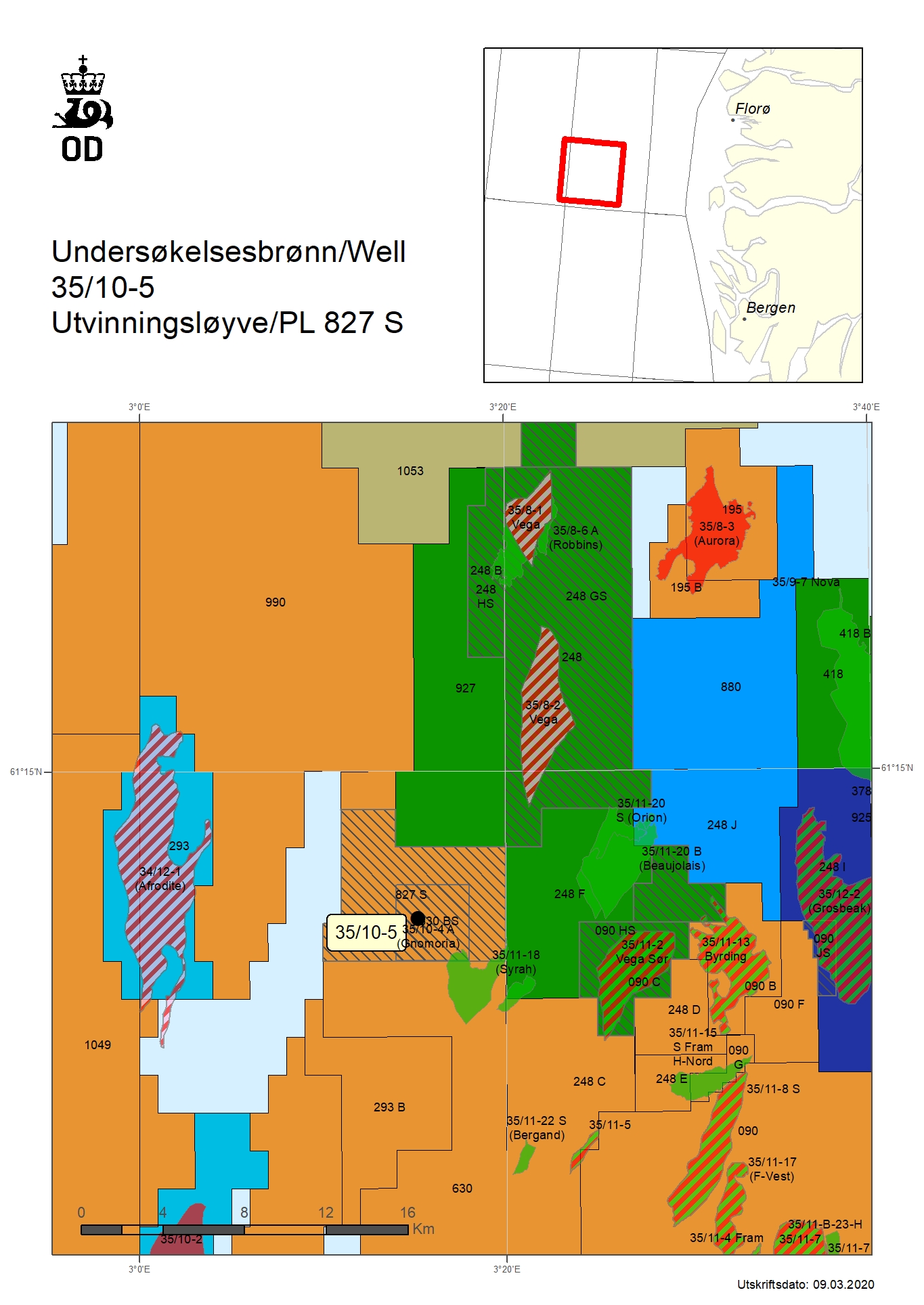 Map of well 35-10-5