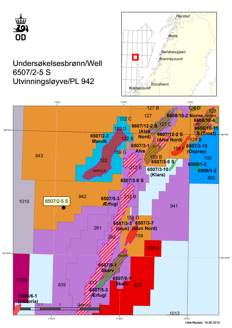 Map of well 6507-2-5-S