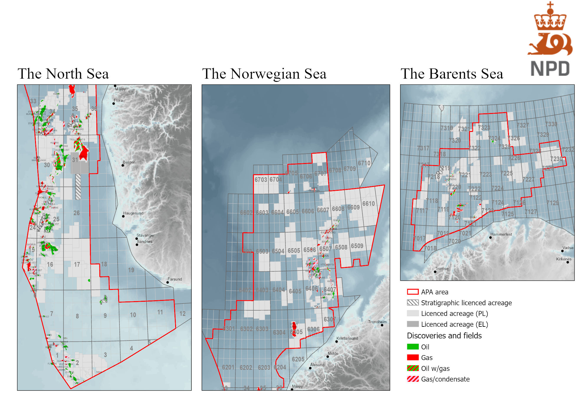 Map of area available for application in predefined areas as at the announcement date