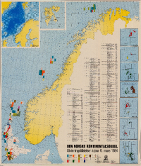 Map of the NCS 1984.