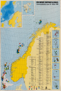 Map of the NCS 1986.