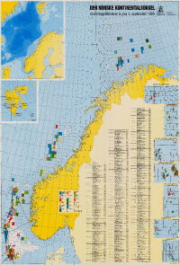 Map of the NCS 1989.