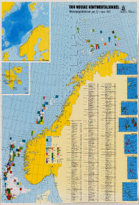 Map of the NCS 1991.