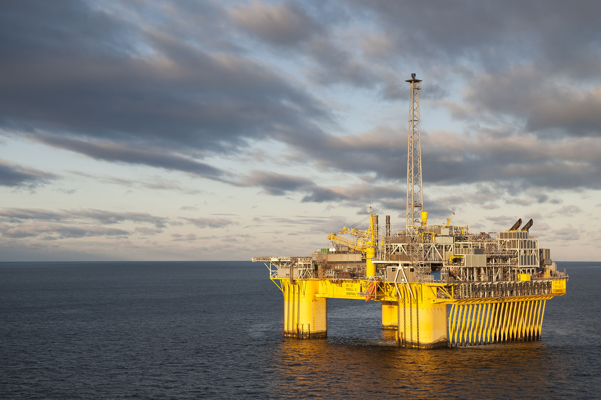 Bilde av Troll C av fotograf Øyvind Hagen, Equinor