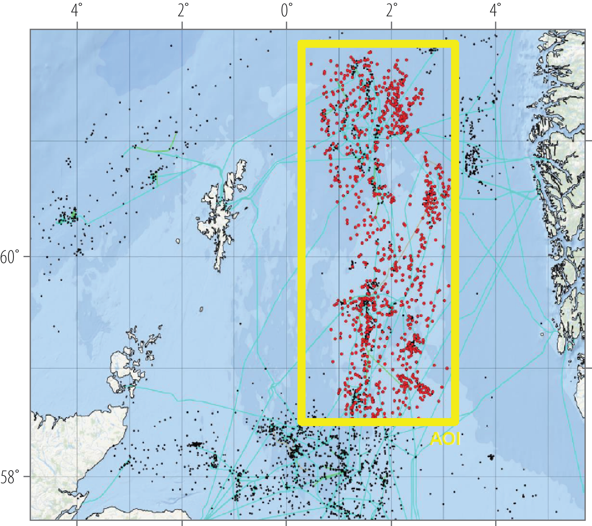Study area for the project on overlooked hydrocarbon zones.