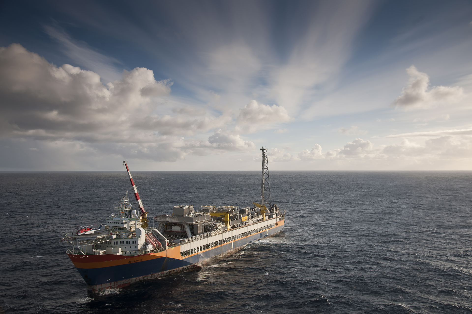 Åsgard A (Foto: Equinor/Øyvind Hagen)