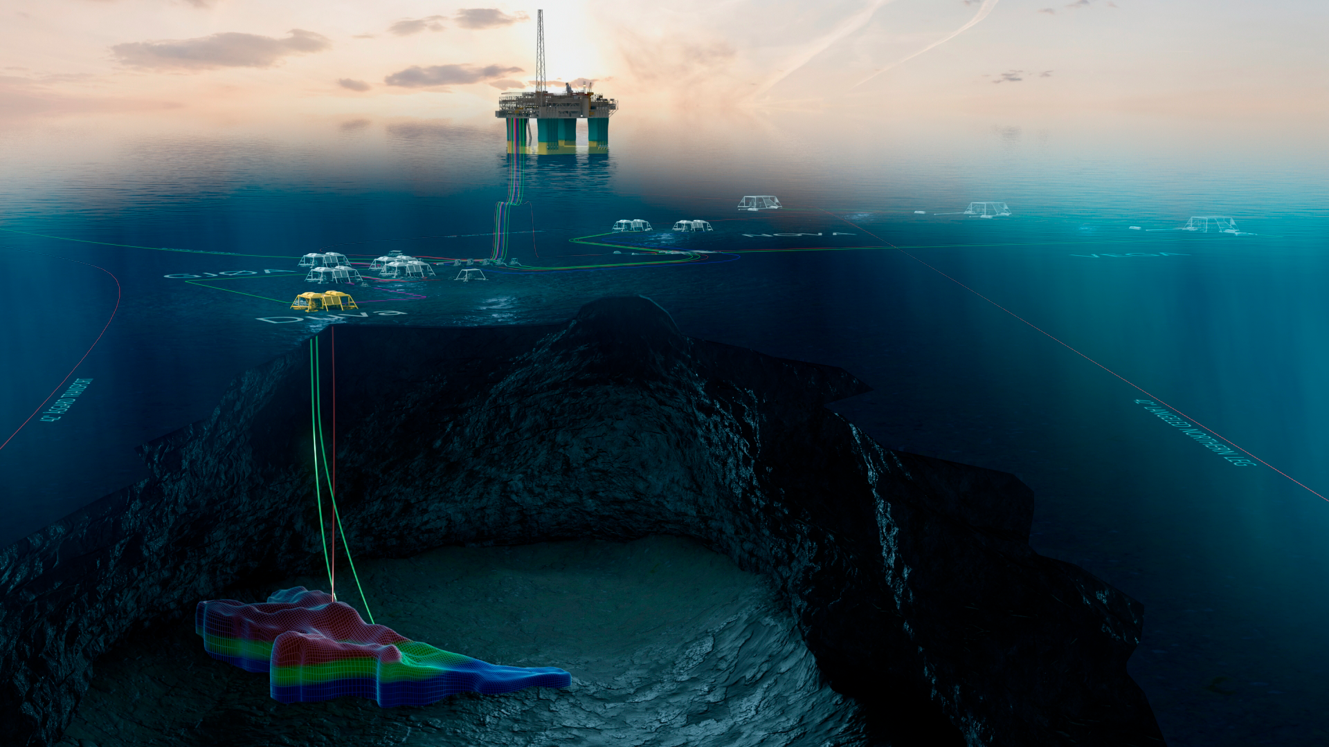 The reserves in Duva are estimated at 14 million standard cubic metres of oil equivalents (88 million barrels). The field will be developed with a subsea facility, and the oil and gas will be transported to Gjøa for processing and export. (Illustration: Neptune Energy)